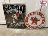 2 Metal Signs