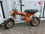 Honda Trail 70 Motorcycle Orange