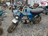 Honda Trail 70 Motorcycle Blue - Black Stripe