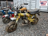 Honda Trail 70 Motorcycle Yellow