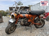 Honda Trail 70 Motorcycle Orange