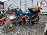 Honda Trail 70 Motorcycle Blue