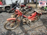 Honda 90 Motorcycle Red
