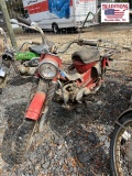 Honda 90 Motorcycle Red