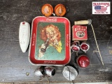 Coca-Cola Tray with Motorcycle Lights