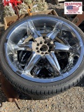 Set of 4 10 Lug Chrome Wheels