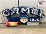 Plastic, Hanging Camel Advertising Sign 40x19