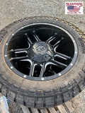 Set of 4 KMC Wheels w Kenda LT285/55R20 Tires