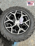 Set of 4 Golf Cart Wheels w Double Coin Tires