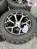 Set of 4 Golf Cart Wheels w Double Coin 23x10-14