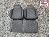 Black w Diamond Stitch Golf Cart Seat