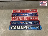 Lot of 5 Metal Signs Appox 20