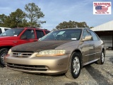 2002 Honda Accord SALVAGE TITLE VIN 4723