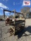 Approximately 75 T-Post on Steel Cart