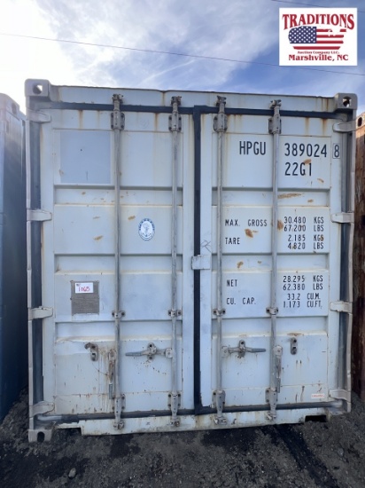 20ft x 8ft x 8ft Shipping Container