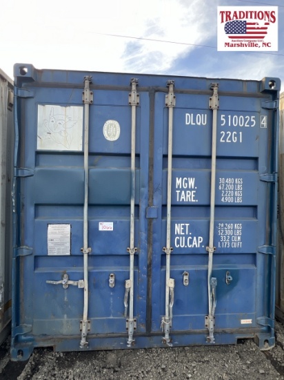 20ft x 8ft x 8ft Shipping Container