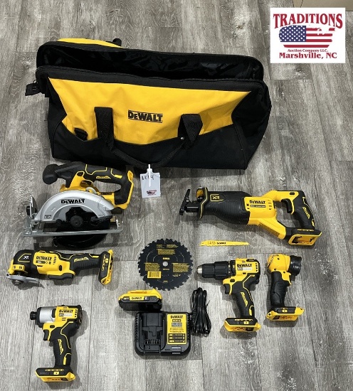 DeWalt 20V Lithum Brushless 6pc Tool Set