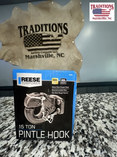 15 Ton Reese Tow Power Pintle Hook