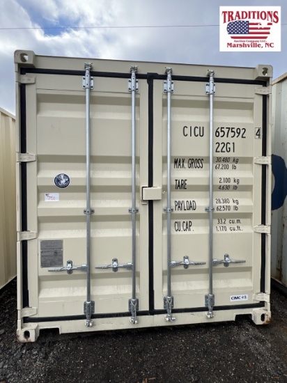 One Trip 20ft x 8ft x 8ft Shipping Container