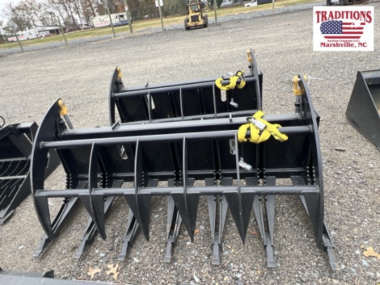 72" Grapple Skid Steer Attachment