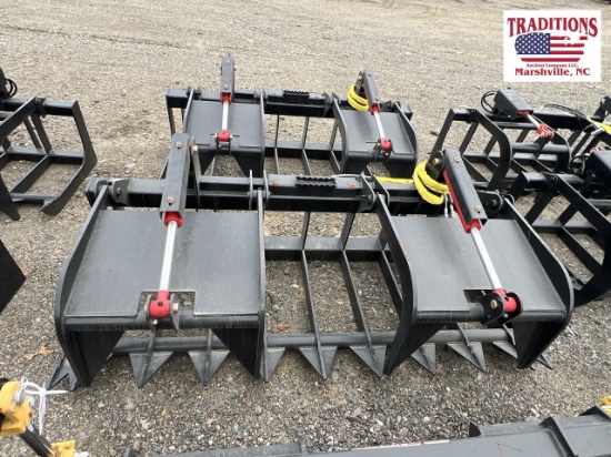 80" Grapple Skid Steer Attachment