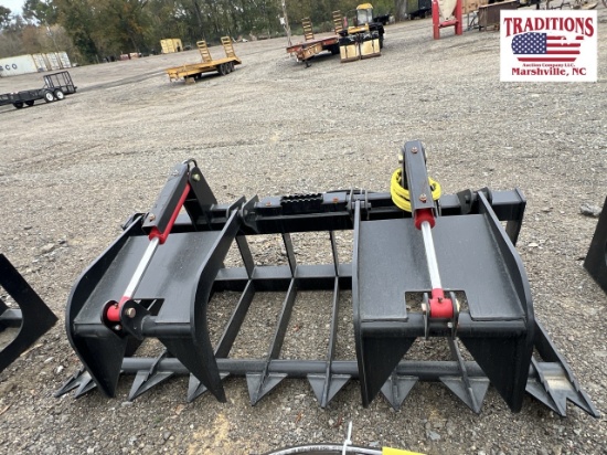 74" Grapple Skid Steer Attachment