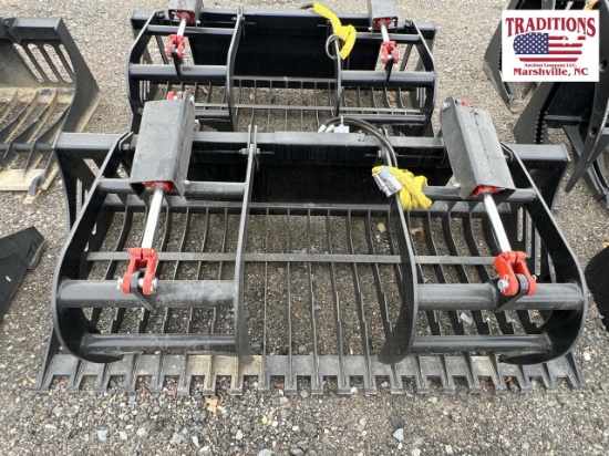 78" Grapple Skid Steer Attachment