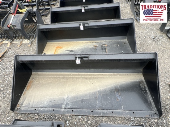 80" Low Profile Bucket Skid Steer Attachment