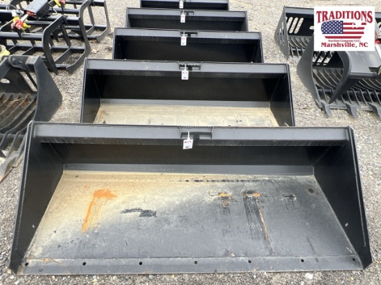 78"Low Profile Bucket Skid Steer Attachment