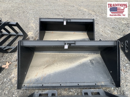 68" Low Profile Bucket Skid Steer Attachment