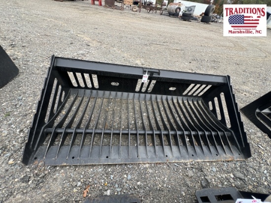 80" Skeleton Bucket Skid Steer Attachment
