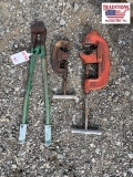 Bolt Cutters / 2 Pipe Cutters