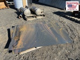 (3) Steel Diamond Plate Sheets 40