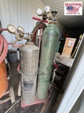 Acetylene torch set with tanks