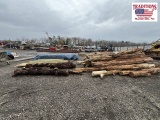 Mixed Lot: (2) Walnut Logs / Cedar Logs