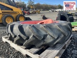 12.4-32 Wheel Rim and Tire