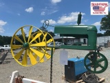 Green Tractor Whirligig