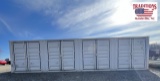 40ft Conex Box with 4 side doors & 1 end door