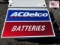 AC Delco Batteries Metal Sign 36