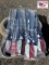 6 Texas Flag Paddles
