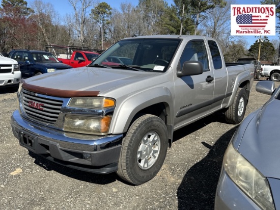 2004 GMC Canyon 4x4 VIN 5380