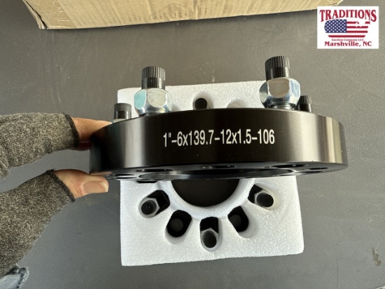 1"-6x139.7-12x1.5-106 Wheel Spacers Qty 4