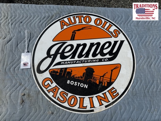 26" Jenny Mfg Porcelain Sign