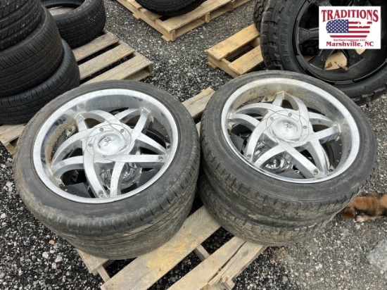 4 Hipnotic Wheels with Tires