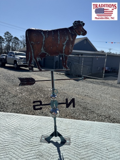 Cow weathervane