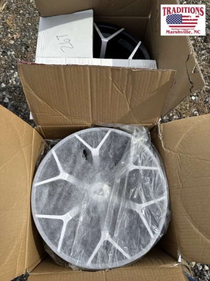 Set of 4 Golf Cart Wheels