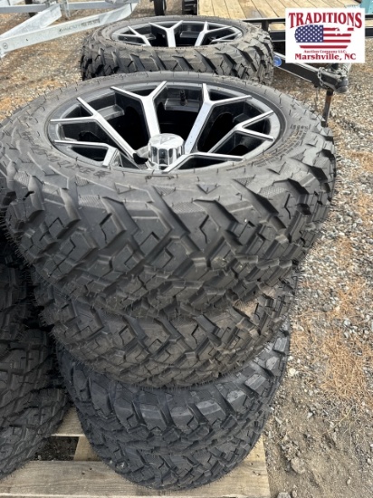 4 New Golf Cart Wheels and Tires