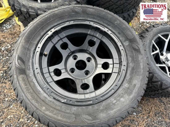 3 Golf Cart Wheels and Tires