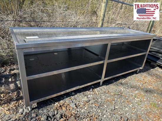 30"W x 96"L x 37"T Waiteress station w 94"L