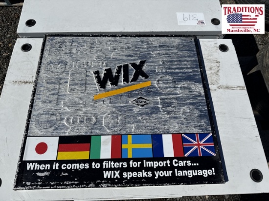 Wix Filters Metal Sign 25"x23”